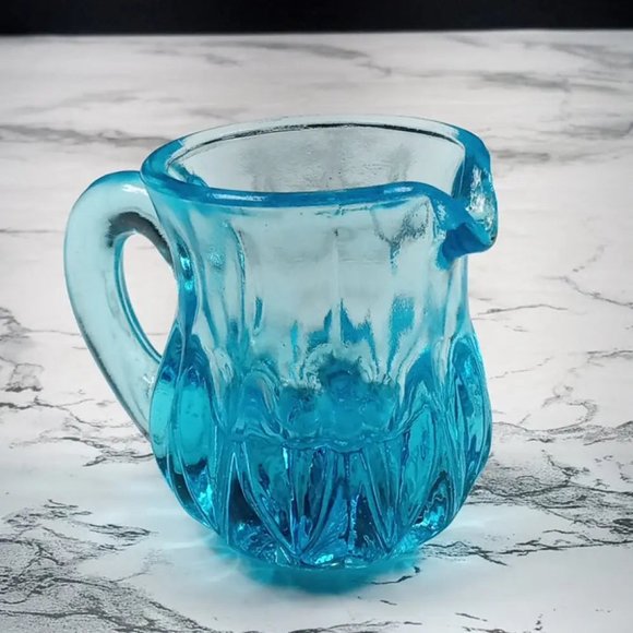 Degenhart Glass Mini Pitcher Trinket Paperweight Toothpick Vtg - Picture 5 of 10